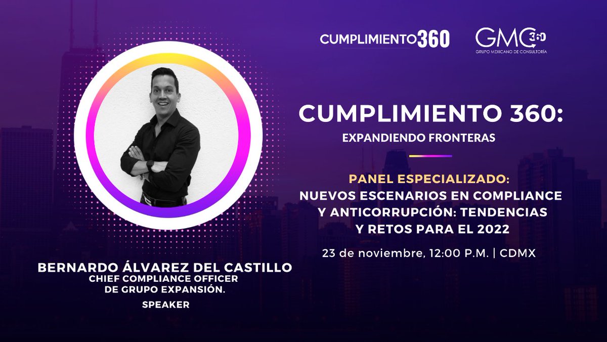 GMC360_'s tweet photo. 🕛¡¡¡Qué emoción!!! Nuestro #EventoAnual está a la vuelta de la esquina. 
👀¡ Estás invitad@ a nuestro #PanelEspecializado!
👉¡Regístrate gratis!: https://t.co/1kZrPTAf23

#VisiónDisruptiva #MundoPLD #ParadigmaPIORPI @DharaneeVazquez @DavidEMerinoT @balvarez https://t.co/08Hk6njxuD