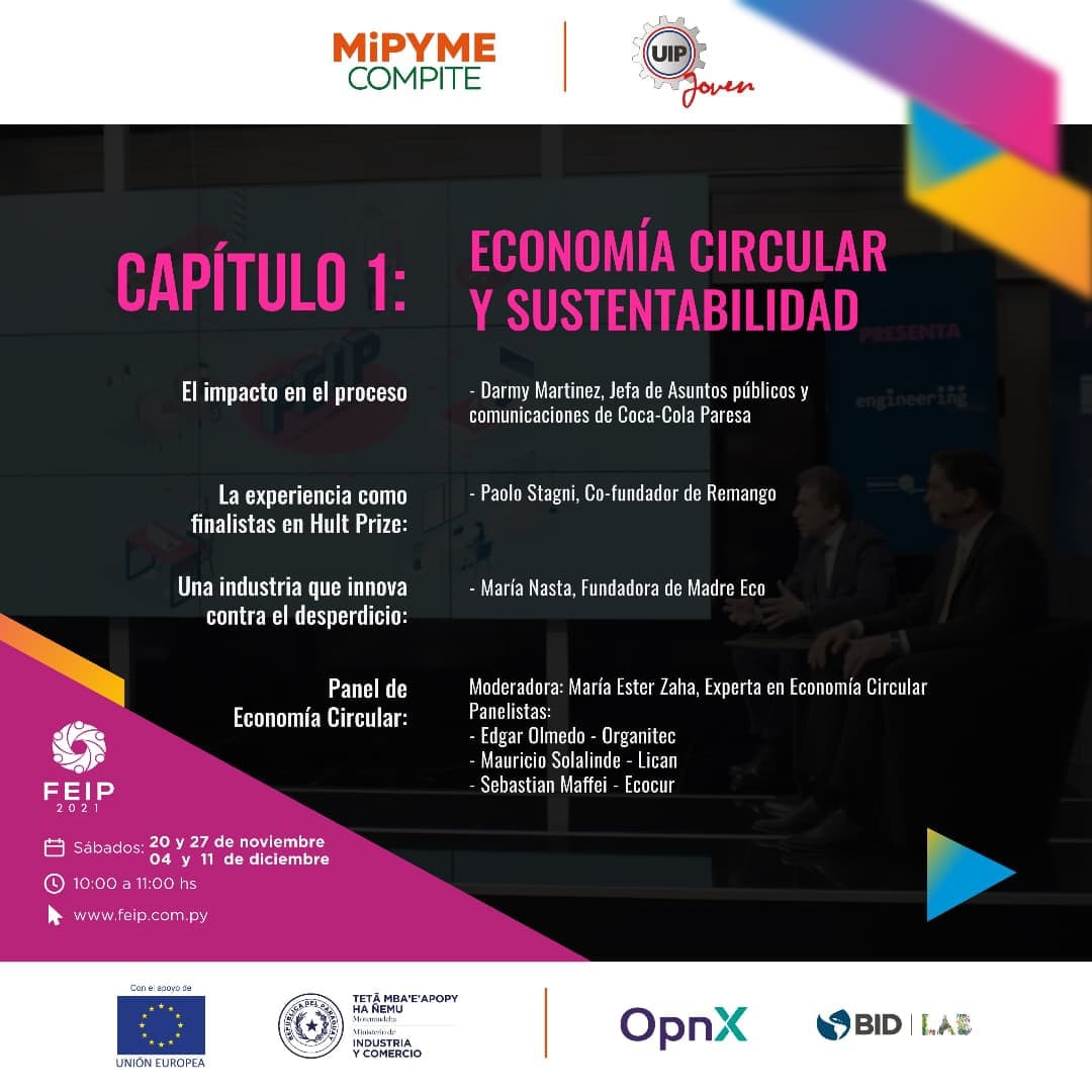 ENIparaguay's tweet photo. 📅 Sumate a la transmisión los días:
20 y 27 de noviembre
4 y 11 de diciembre
🕓 De 10:00 a 11:00hs
▶️ Registrate en la página web: https://t.co/hVtY9JUwcL
#FEIP2021 #FEIP #Emprendedores #ConectatealFEIP #FEIPOnline https://t.co/GAeWI0bnIa