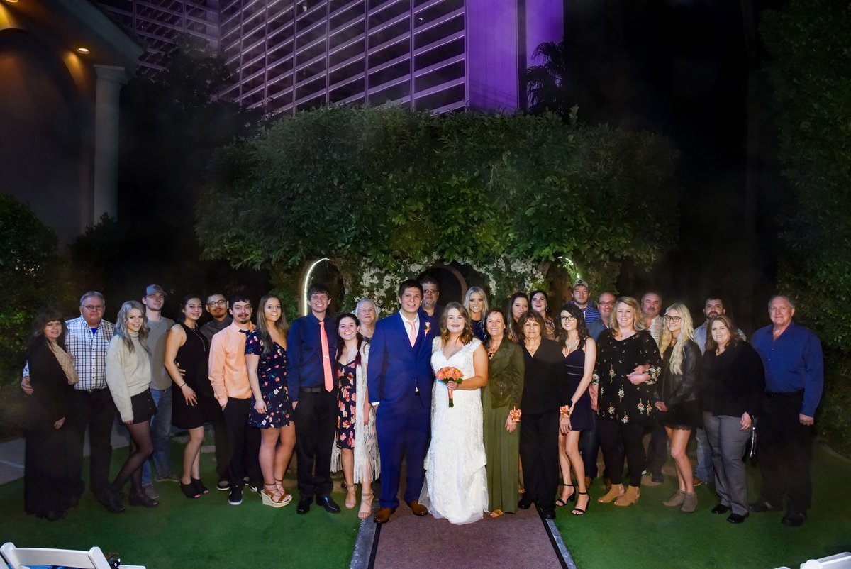 kaylncavanaugh's tweet photo. Favorite memory at @FlamingoVegas has to be my perfect wedding day! 💕 The best day ever, at the best place ever! #75YearsofFab #Sweepstakes https://t.co/SzYixlR6pV