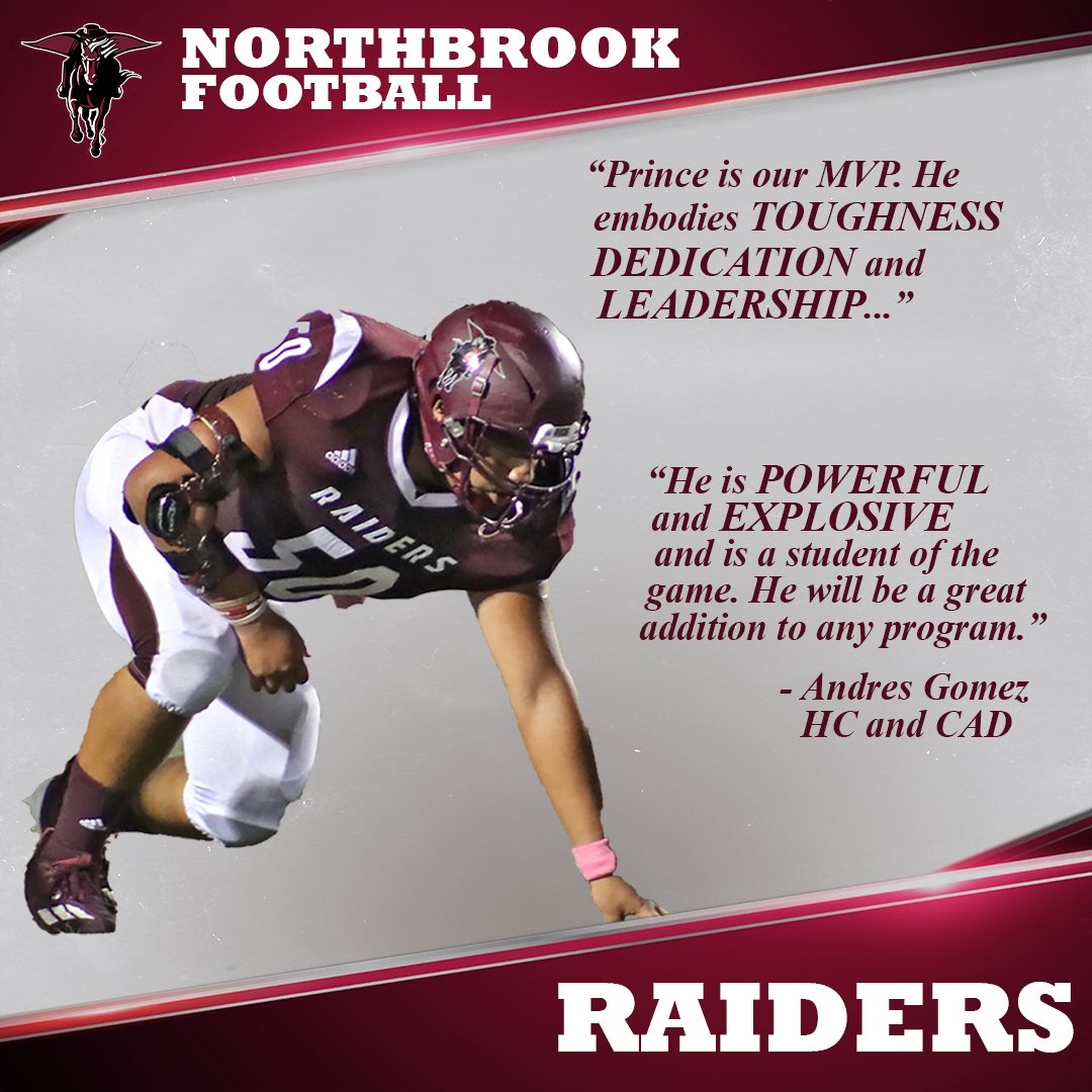 Recruit_Raiders's tweet photo. @PEchaverry is a great example of a STUDENT-Athlete! He takes the time to improve his craft on the field while hitting the📚 to make sure his grades are 💯. 

Here's a quote from NHS's HC and CAD, @Gomezican, and Prince's AP English &amp; Comp teacher Dusti Rhodes. 

#RecruitRaiders https://t.co/wUADEqAQ8w