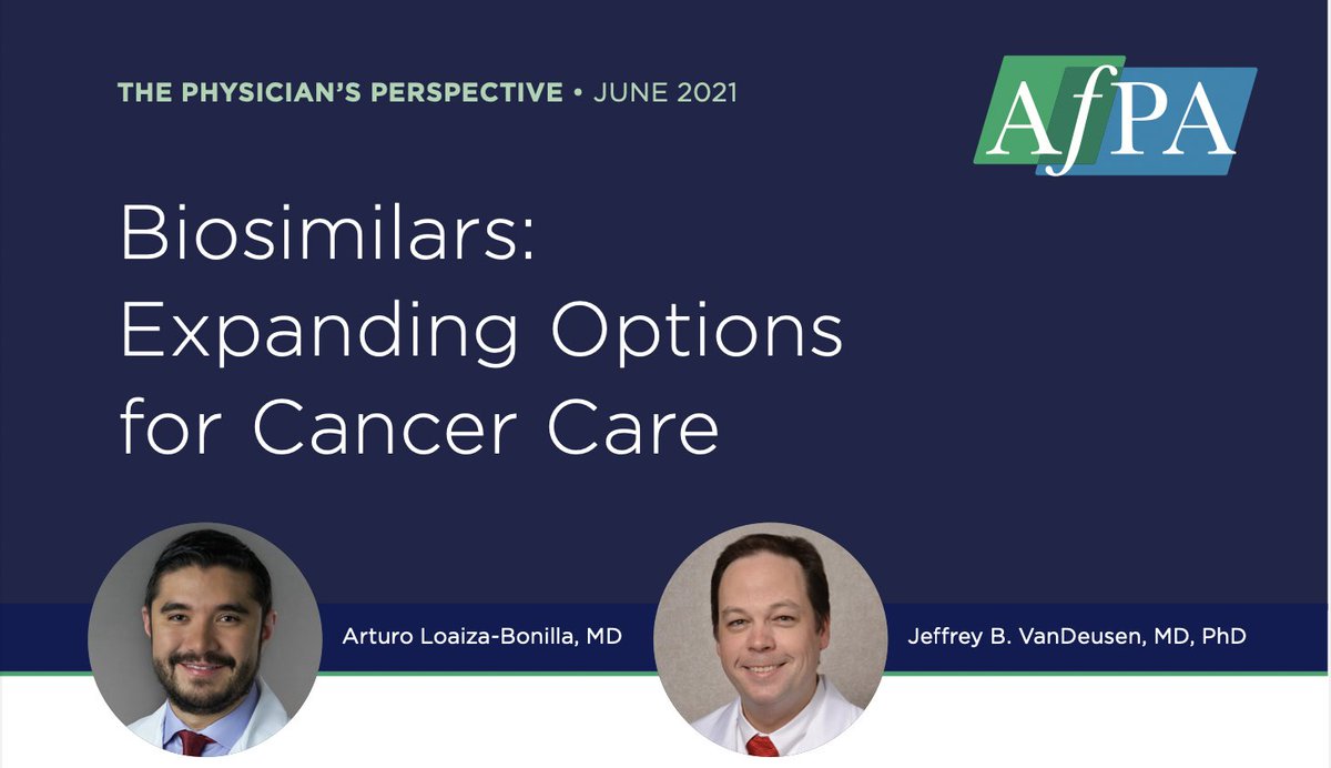 Biosimilars are increasing the number of safe, effective treatments for cancer. More treatments mean more opportunities to tailor care. Learn more: bit.ly/3doXVKt.