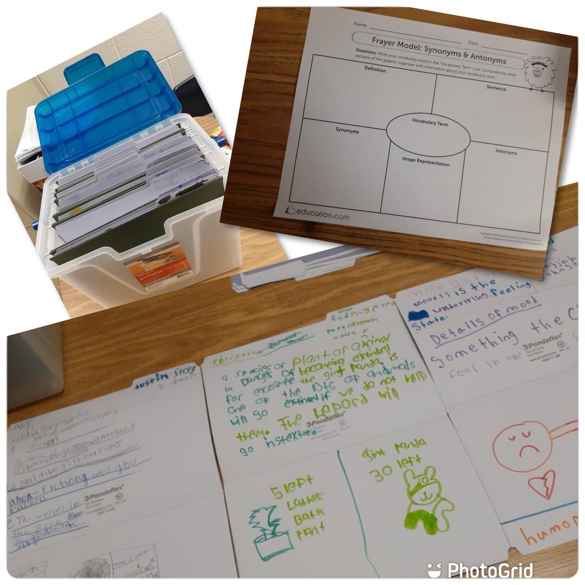 LiteracyenMasse's tweet photo. This week we wanted to recenter our hard work with the right work! Vocabulary development is all over our CSIP! A T messaged me feeling proud of todayβs work! Ts and Ss wins with word work! #henryconnects #wordwork #wordbox #frayermodels https://t.co/IfvJ9RlfhL