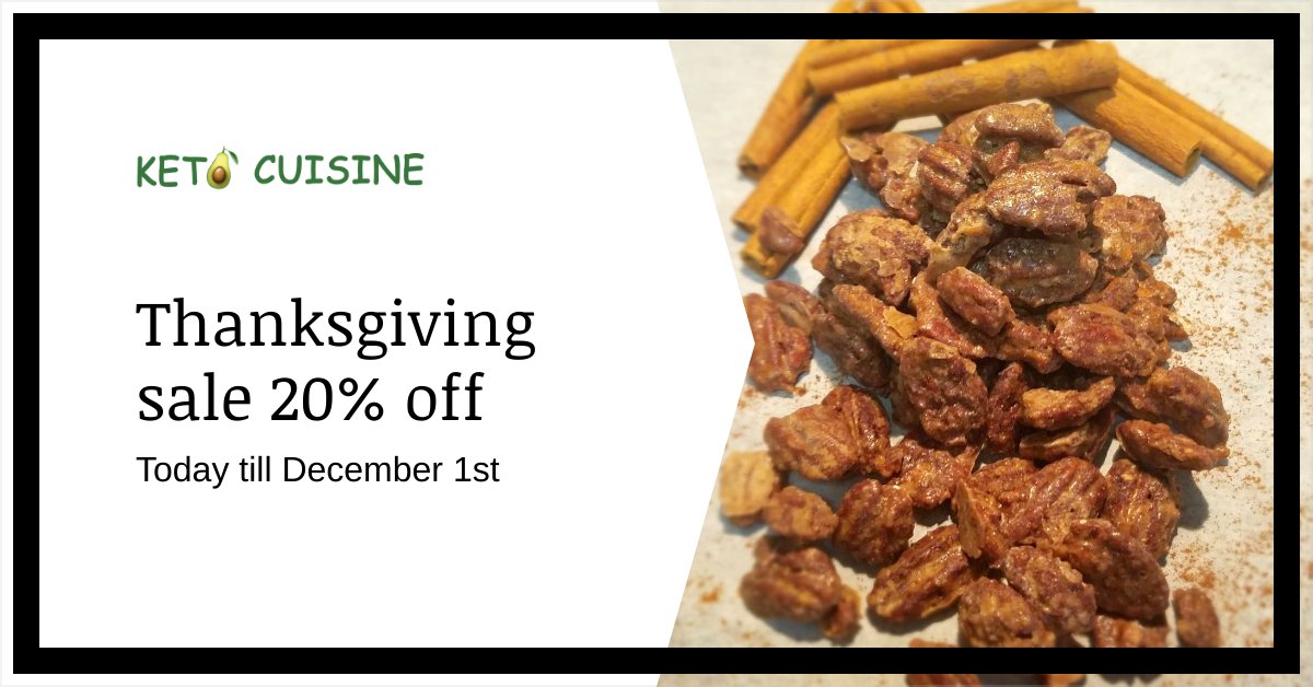 KetoCuisine's tweet photo. 20% off with free shipping over $85 https://t.co/ci4qk2diUw