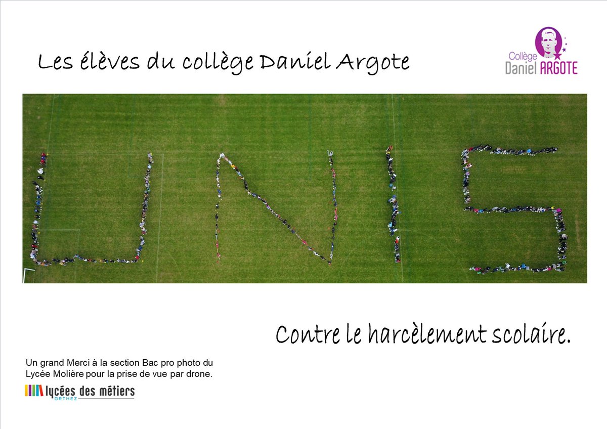ArgoteCollege's tweet photo. Pour clôturer une belle journée de sensibilisation au collège Daniel Argote... https://t.co/CrMN8oiApZ