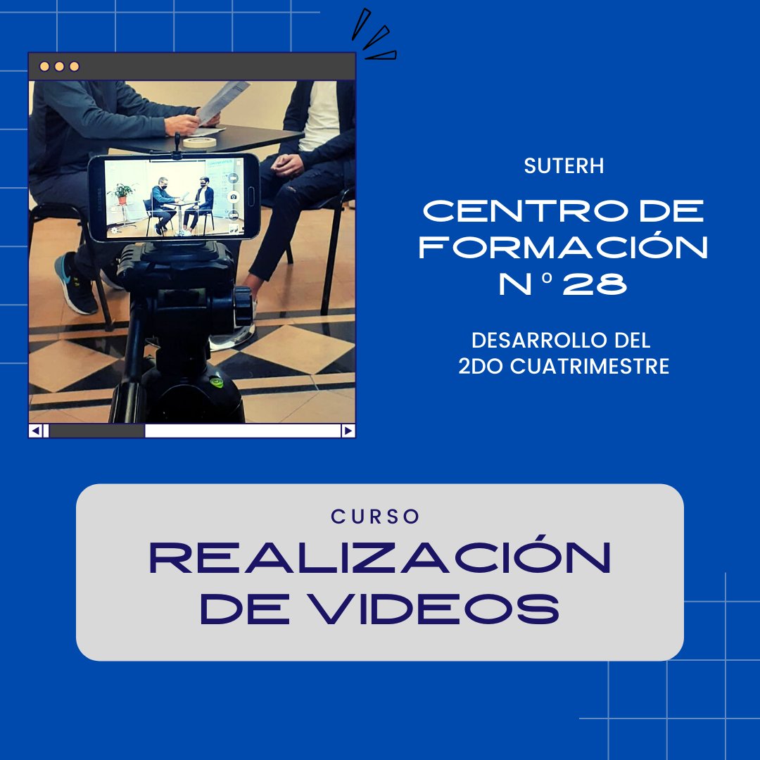 resefop's tweet photo. #SUTERH Centro nº 28 ➡ Curso de #realizaciondevideos 🎬 2do cuatrimetre 2021 (Profesor: Damián Sanabria) ➡ 🧑🏫 #Resefop #FormaciónProfesional #audiovisual 👩🏫 https://t.co/EF63ORa2x2