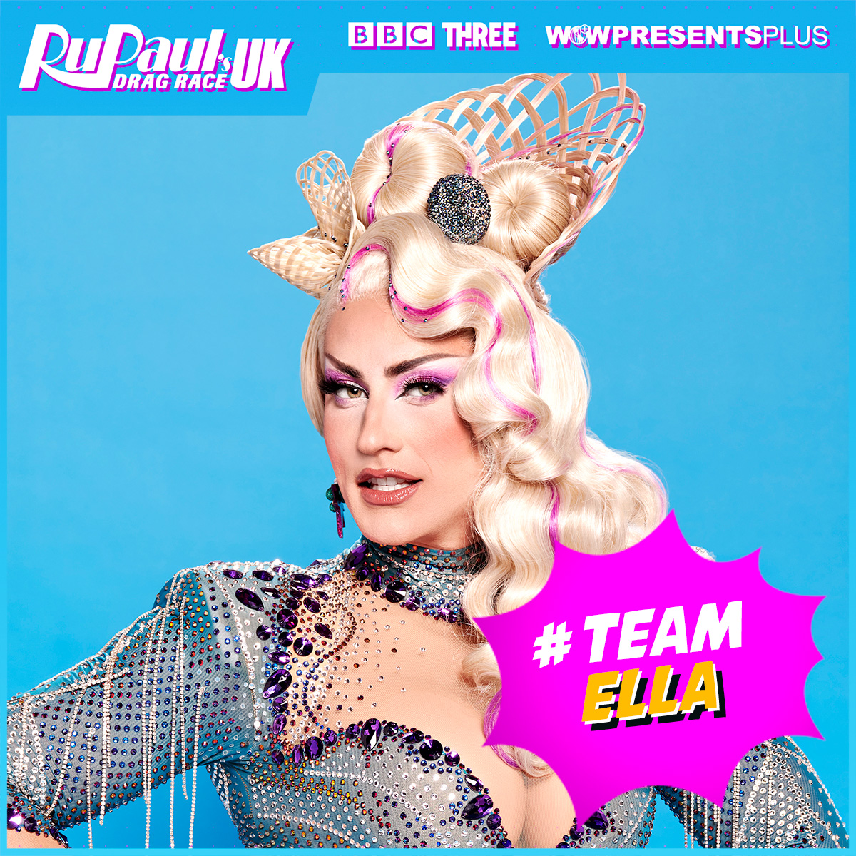 WorldOfWonder's tweet photo. Are you #TeamElla? 👑

Retweet, like, comment, and use the hashtag if you want @ellavaday to snatch the #DragRaceUK crown! 🏁 https://t.co/PtDPtokW5O