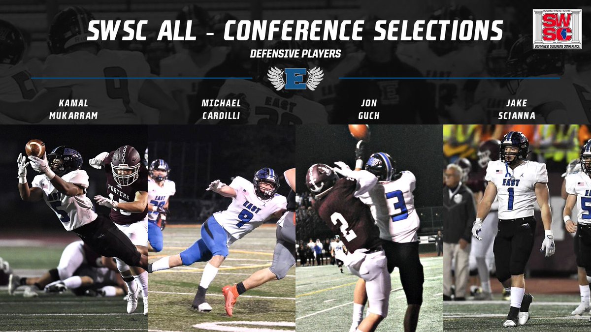 Congrats to our 1st Team SWSC All-Conference selections on Defense!
<a href="/ka8mal/">Kamal Mukarram</a> <a href="/CardilliMichael/">Michael Cardilli</a>  <a href="/JakeScianna/">Jake Scianna</a> <a href="/GuchJon/">Jon Guch</a>