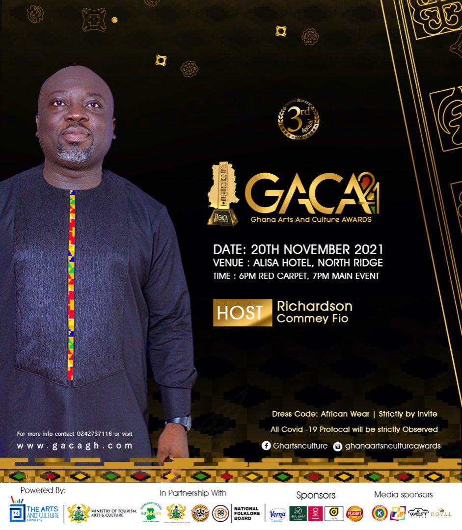 Ghartsnculture's tweet photo. GACA 2021 🎈come let’s honour and appreciate the forerunners and the current key players who have contributed greatly to the Arts and Culture here in Ghana and beyond. https://t.co/0KuDLtLkrf