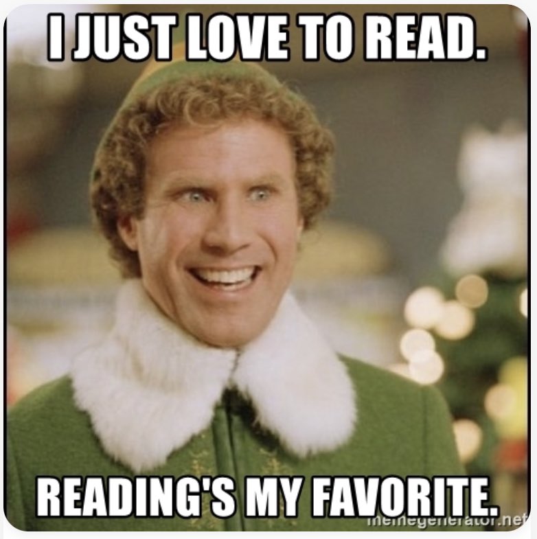 Buddy the Elf is excited about our upcoming virtual book fair!  Are you?  4 more sleeps until it begins <a href="/StPioDPCDSB/">St. Pio Catholic Elementary School</a> students and families.
Click the link below to start browsing: virtualbookfairs.scholastic.ca/pages/5167323