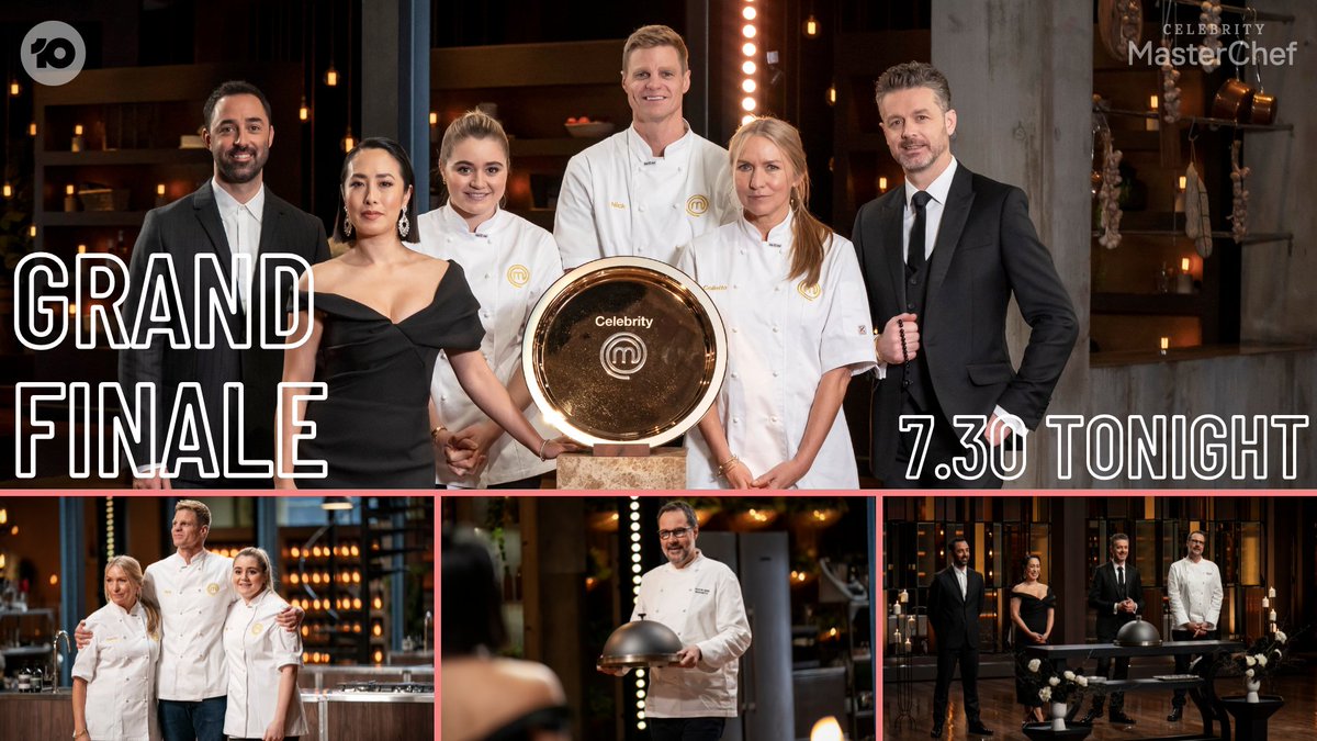 Tonight's the night! Who will win the Celebrity #MasterChefAU title? 🏆 

The Grand Finale starts 7.30 tonight on <a href="/Channel10AU/">Channel 10</a> and 10 play on demand.