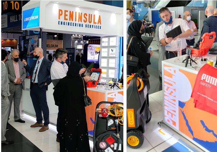 Librestream's tweet image. We had a great time exhibiting at @ADIPECOfficial this week! Thanks for stopping by our booth to learn about Onsight and how it enhances safety. 

If you have any questions or would like to book a demo, please reach out! 

#digitaltransformation
#augmentedreality
#librestream