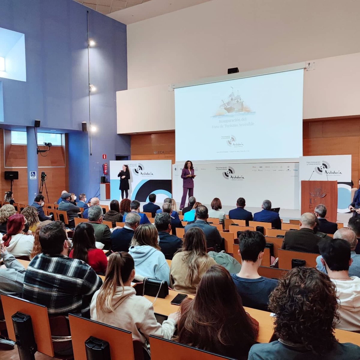 Hoy hemos tenido la suerte de participar en el Foro de Innovación y Conocimiento sobre Turismo Accesible. ¡Muchas gracias al equipo organizador por contar con nuestro proyecto de vida! Juntos por la accesibilidad universal.

<a href="/TurismoAND/">Consejería de Turismo y Andalucía Exterior</a>