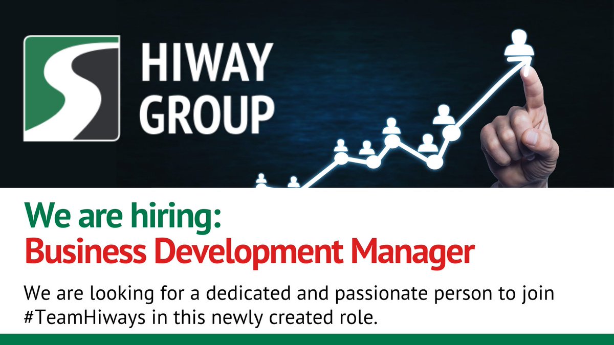 We are #hiring: Business Development Manager. 
This newly created role will focus on building strategic relationships with clients and potential clients, to develop a pipeline for future business opportunities in the key sectors we operate in. Apply here: bit.ly/3qLiPey