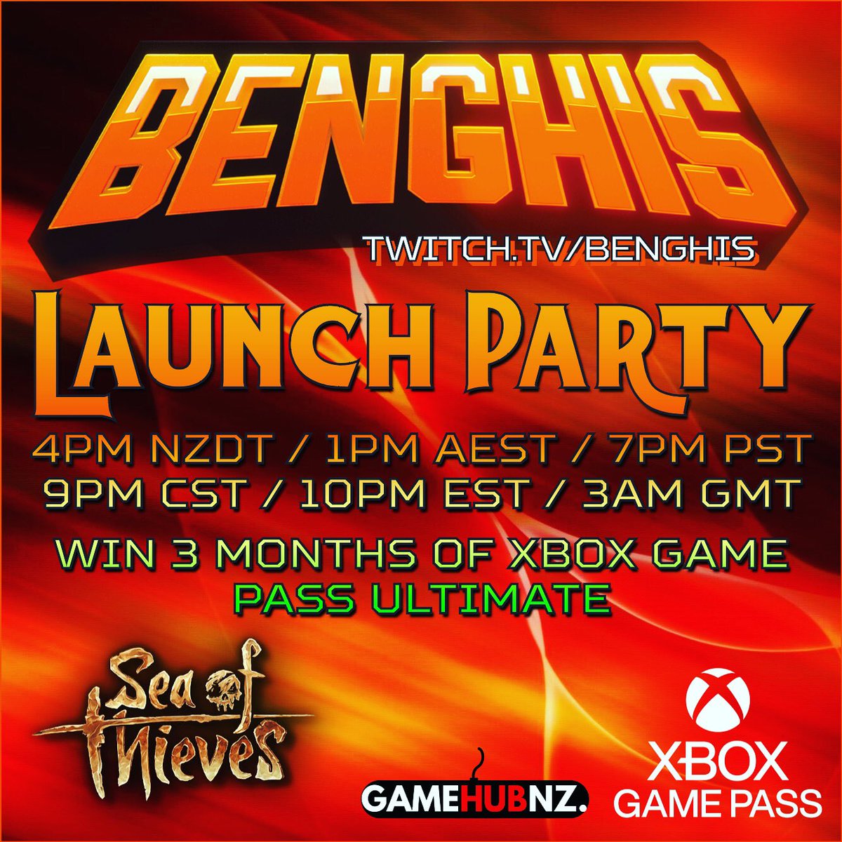 benghis's tweet photo. 🚀 It’s LAUNCH Day 🚀 Tune in for the very first Benghis TV 2.0 Stream. Today!! It’s been a long time coming and I have to thank my amazing subscribers, @GameHubNZ @XboxANZ and my incredible designer Snillarky
Looking forward to revealing all! Join us! Link in bio.
#xboxgamepass https://t.co/QgMH2Bdz61