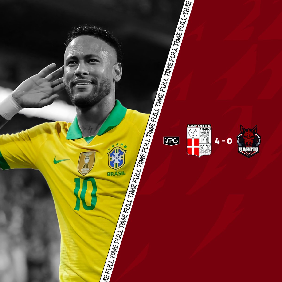 📌 FULL-TIME

🏆| SERIE D4 <a href="/VPG_Italy/">VPG Italy</a>
📌| 20a Giornata 🏠
🆚 @BoarsPs
✔ 4-0
🎖⚽️⚽️ <a href="/AleRaxis9/">Ale-raxis9</a>
⚽️👟 <a href="/Preite1098/">Preite1098</a>
⚽️ #albino_23 
👟 #Mistycantony 

#riminifc ⚪🔴
#ProClubItalia