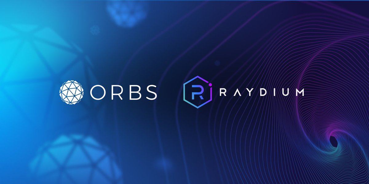 🔗 @Orbs_network is excited to announce that Orbs is live on @RaydiumProtocol, the leading AMM on the <a href="/solana/">Solana</a> network.

🔽DETAILS:
orbs.com/Orbs-is-now-li…

#ERC20NEWS