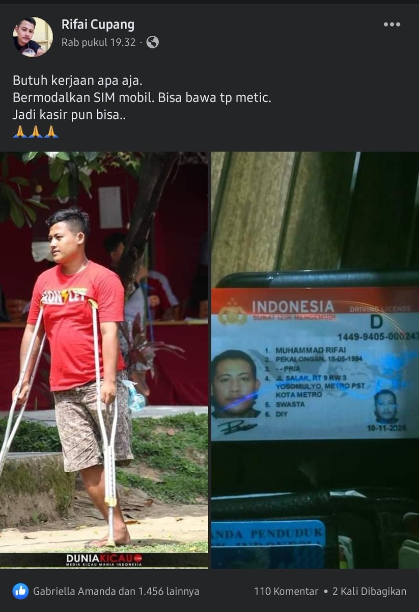 gilangbongor's tweet photo. cuman meneruskan saja :))
Twitter, please do your magic!
cc @Upil_Jarann https://t.co/HIR4u2PRnZ