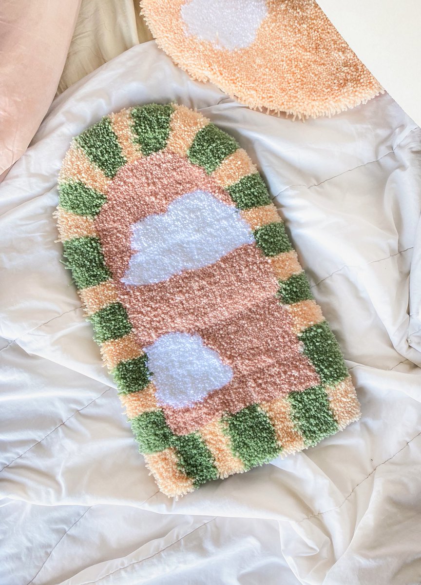 ☁️the urge to hang this on my wall instead of making it a bathmat   etsy.me/3x4Wz03