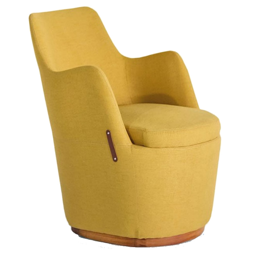 Guimar's tweet image. A poltrona Arouca é uma peça que fica bem na sala de estar, num quarto ou num lobby de recepção. Seu desenho compacto facilita a arrumação e seu visual pode ficar mais moderno ou tradicional dependendo do revestimento e cor do tecido.  #poltronaArouca

bit.ly/3cuiiFn