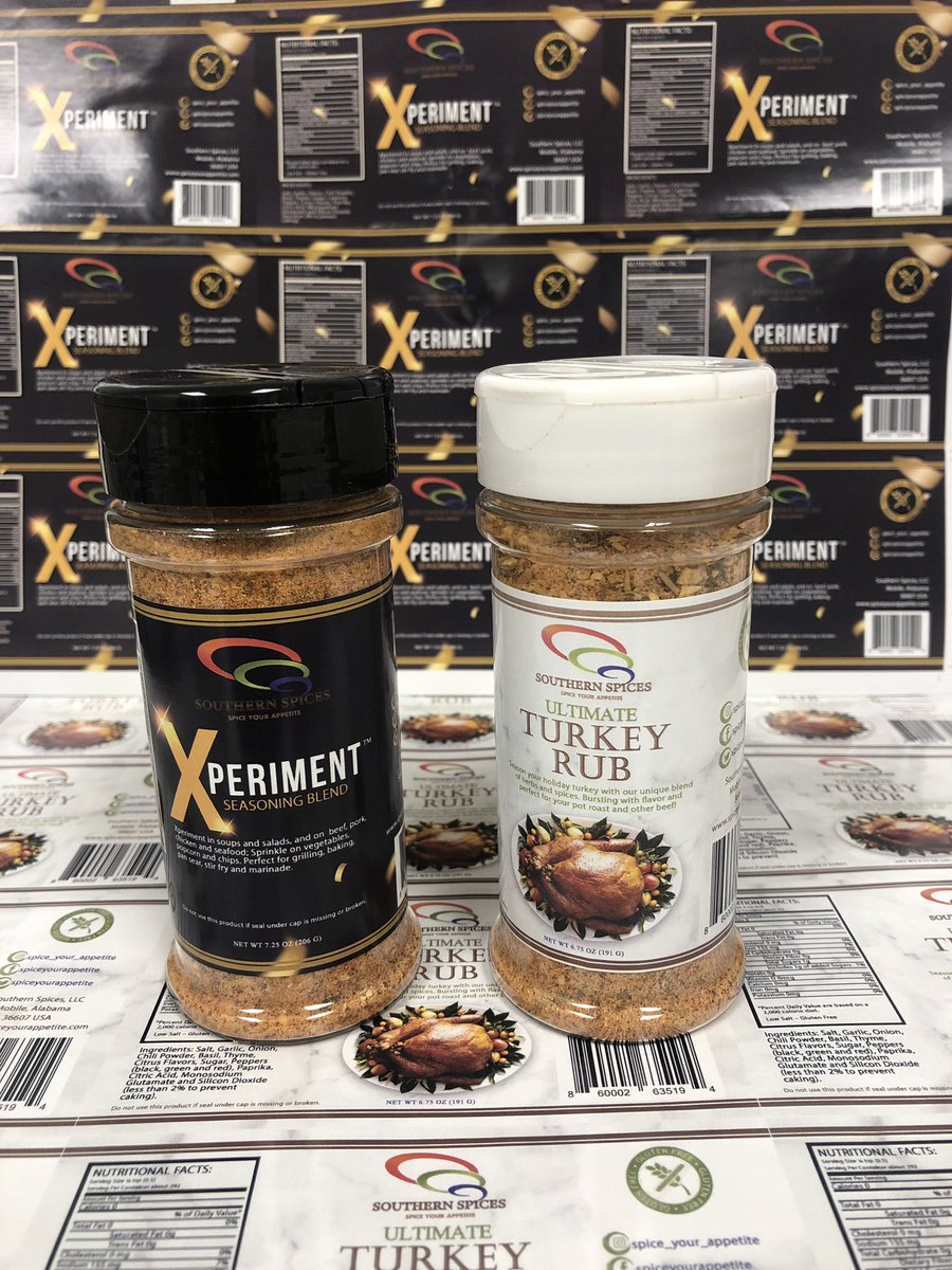 Introducing our two latest seasonings! Something perfect for #Thanksgiving turkey, and another for our chefs who like to experiment😋. Available online and in stores soon!