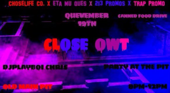 TrappPromo's tweet photo. #CLoseOWT TOMORROW‼️
We at the PIT🥳 . NO GLASS BOTTLES ‼️ come get lit with the fam for the last time of the semester 🎉  Sounds by @DJplayboichris #shsu https://t.co/VVL6mBfkf4