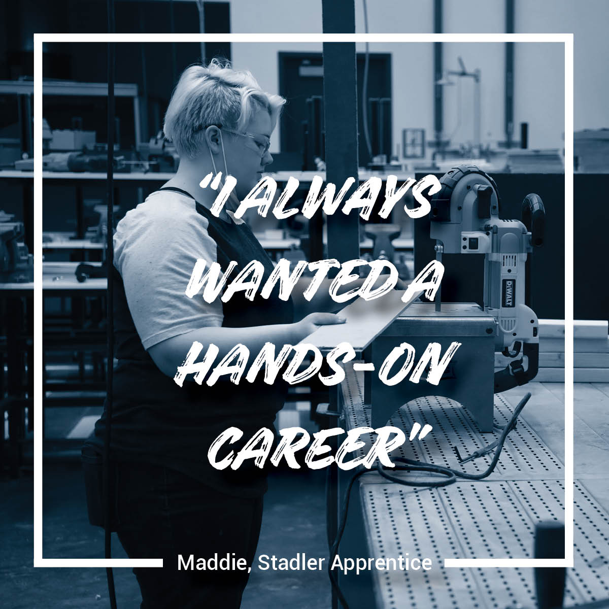 Like Maddie there are 4,400+ active #apprentices in Utah who get to get paid to learn job skills. There is more than one path to landing that dream career.

@ApprenticeUtah #NAW2021 #NationalApprenticeshipWeek #WomenInManufacturing #CareerReady