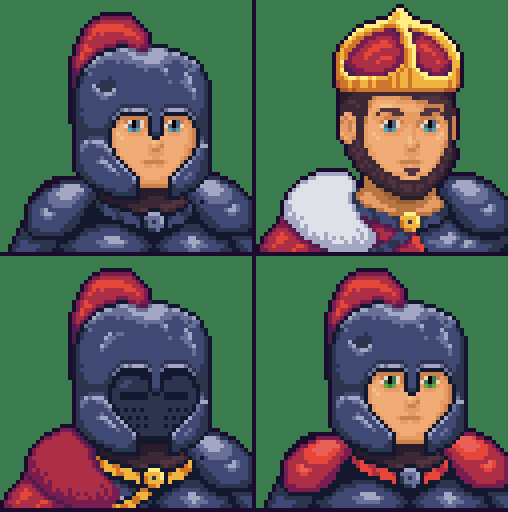GameRimare's tweet photo. Here’s a glimpse at a few detailed portraits. These will be used in dialogue boxes when you interact with different characters.
#pixelartrpg #pixelart #pixelartgame #rpg #rpggames #rpggame #indiedev #indiedeveloper #gamedev #gamedevelopment #gamedeveloper #gaming https://t.co/JLqrA5qCuf