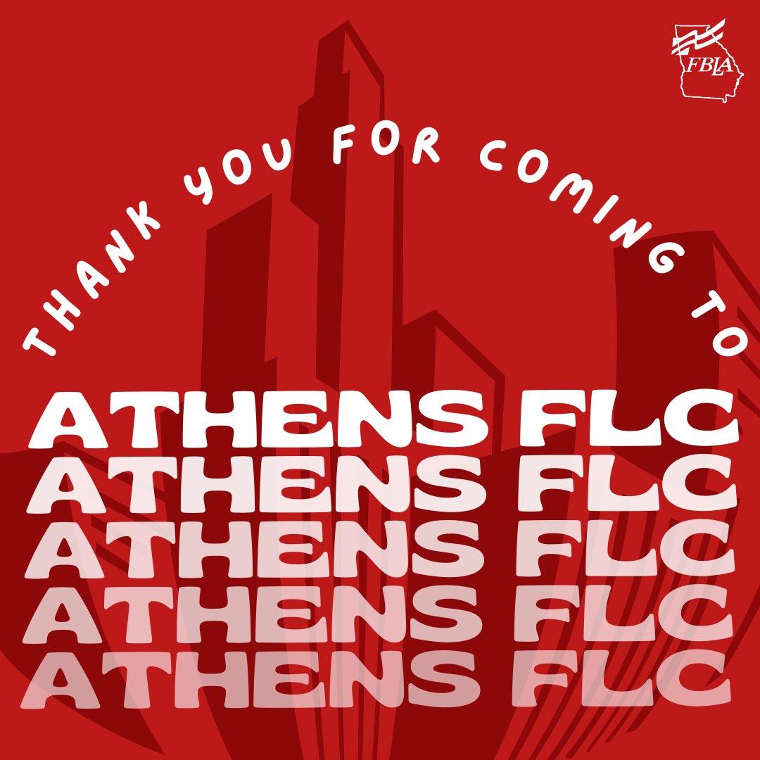 georgiafbla's tweet photo. Thank you for joining us at our Athens FLCs! We enjoyed seeing you, and we can't wait to see you in January at our Region Leadership Conferences! https://t.co/ZOrjRJfPMb