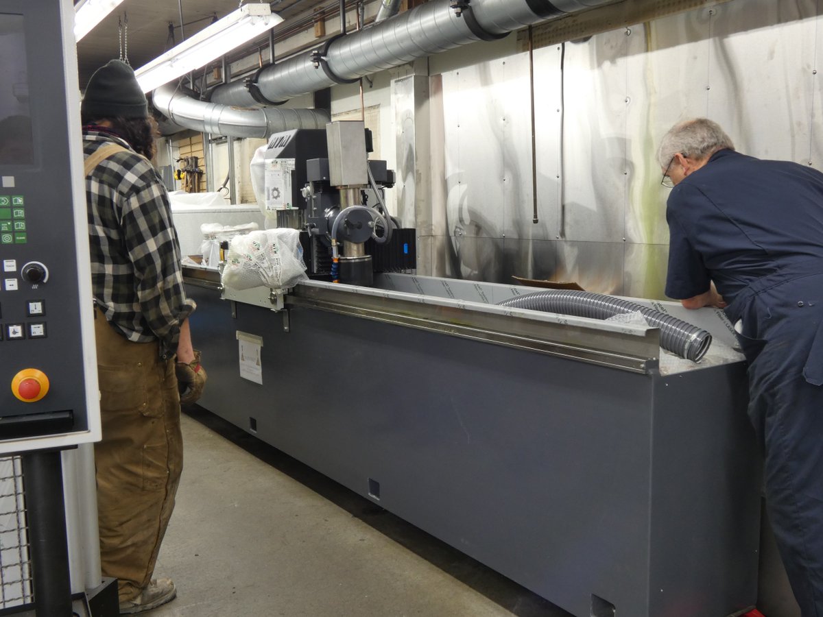 EastsideSaw's tweet image. A new toy just arrived at Eastside Saw, surface grinders-always underappreciated. #toolsharpening