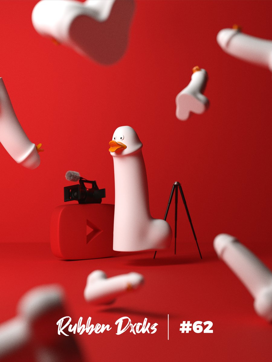 Here is one of tomorrows Rubber Dxck drops! Have you ever thought if there is Rubber Tube? Or You Dxck? Whatever it is, we are here to make some content! 🎥▶️

#NFT #NFTdrop #digitalart