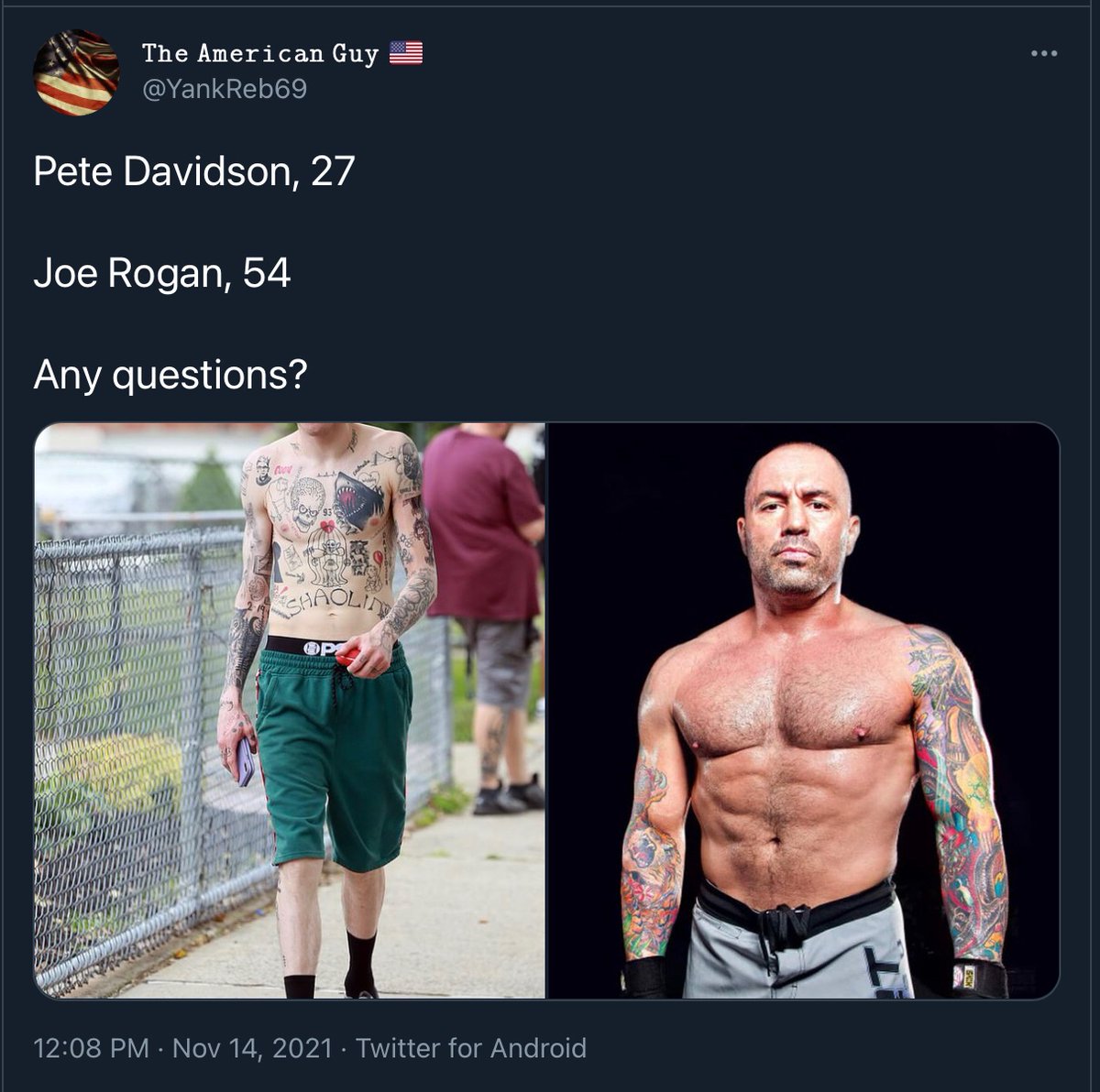 The Joe Rogan experiencepic.twitter.com/87bGa1iMIT.