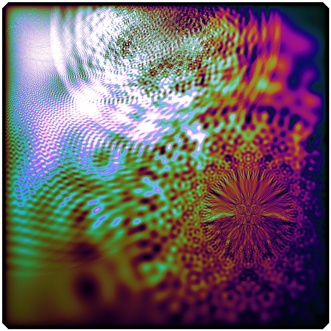 harvey_rayner's tweet photo. I call this color space psycho parrot #generativeart #genart #color #generativecolor https://t.co/WBzTX5lBL4