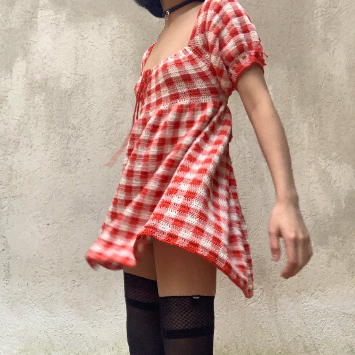 picnic dress!! crochet pattern coming to you late winter~ #crochet  #handmade #crochetpattern #dress #crochetdress