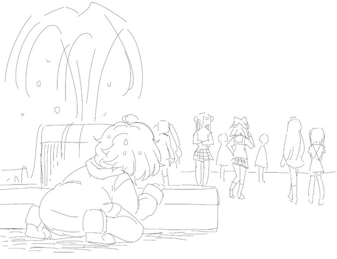 「出番までまだちょっとあるから」とトイレに行って戻ったらもう登場シーンが始まってて出るタイミングを逃したみつねちゃん
#マギレコ 