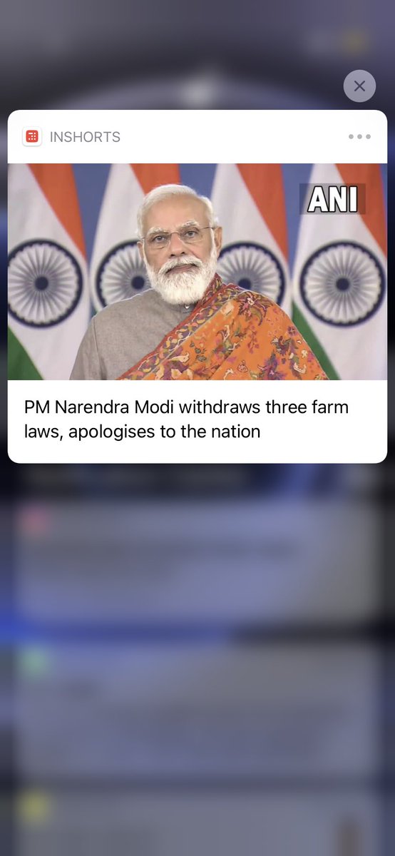 jasrajnarang1's tweet photo. Finally, the year-long struggle of farmers led to success, this is a clear example of a win of dedication and valour against tyranny. Kisaan mazdoor ekta zindabad 🇮🇳✊ #farmlaws https://t.co/5d24bBKG89