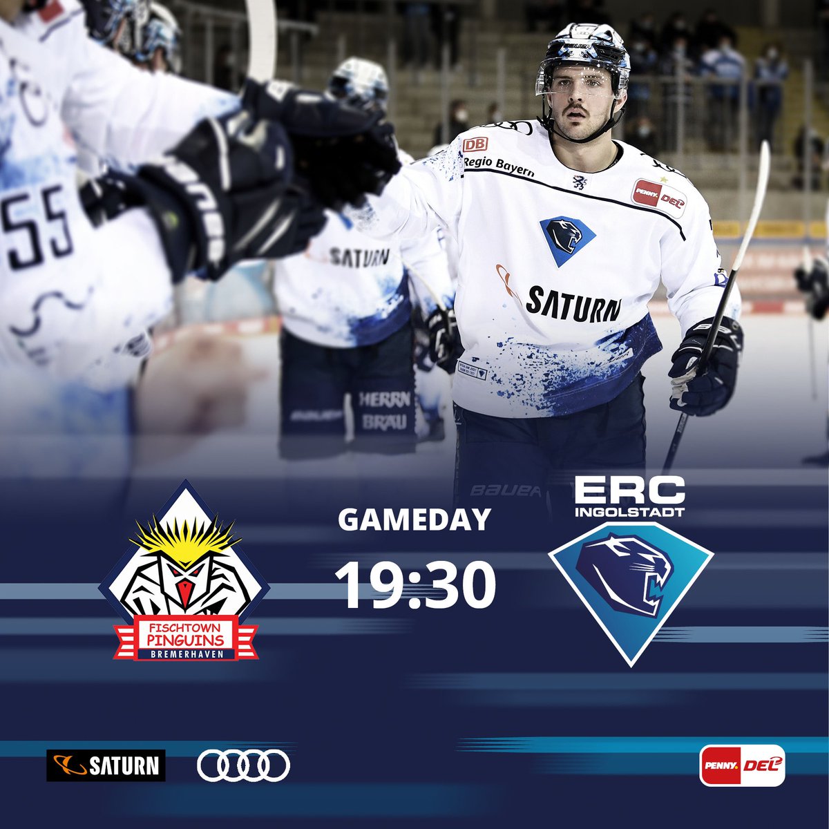 ERCIngolstadt's tweet photo. Der #ERC startet nach der Länderspielpause auswärts bei den @FT_Pinguins und will mit einem Sieg an den Nordseestädtern am Tabellennachbarn vorbeiziehen.
#Gameday #BHVvsING #Ingolstadt #SchanzerPanther https://t.co/i0qtFcgkPj
