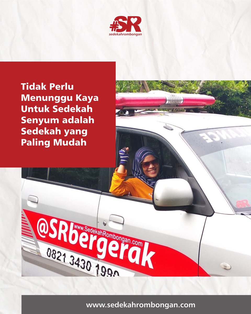 Apabila dirasa kesulitan sedekah dengan harta, maka tersenyumlah dengan saudaramu 😊

Rasulullah shallallahu ‘alaihi wa sallam bersabda,
“Senyummu di hadapan saudaramu (sesama muslim) adalah (bernilai) sedekah bagimu“
HR-at-Tirmidzi (no. 1956)