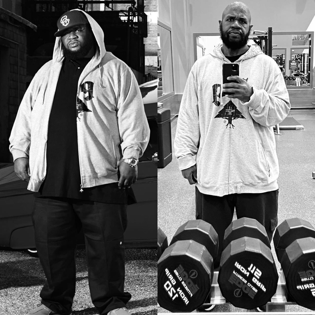 Valid313's tweet photo. This man @FattFather aka #FittFather is proof that YOU can do anything you put your mind n grind to. The war is won in your head, the results are just manifested in the physical realm. One of my favorite rappers, one of my favorite humans…. #FATTFATHER https://t.co/B1W3XXtVjD