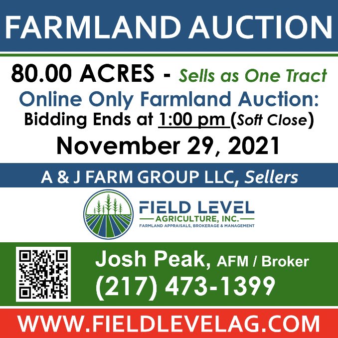 farmvaluepro's tweet photo. We have 3 great farmland auction opportunities coming up on November 29th. Five tracts totaling 473.81 acres in 3 counties. Something for everyone! https://t.co/TLkPbqvW9y