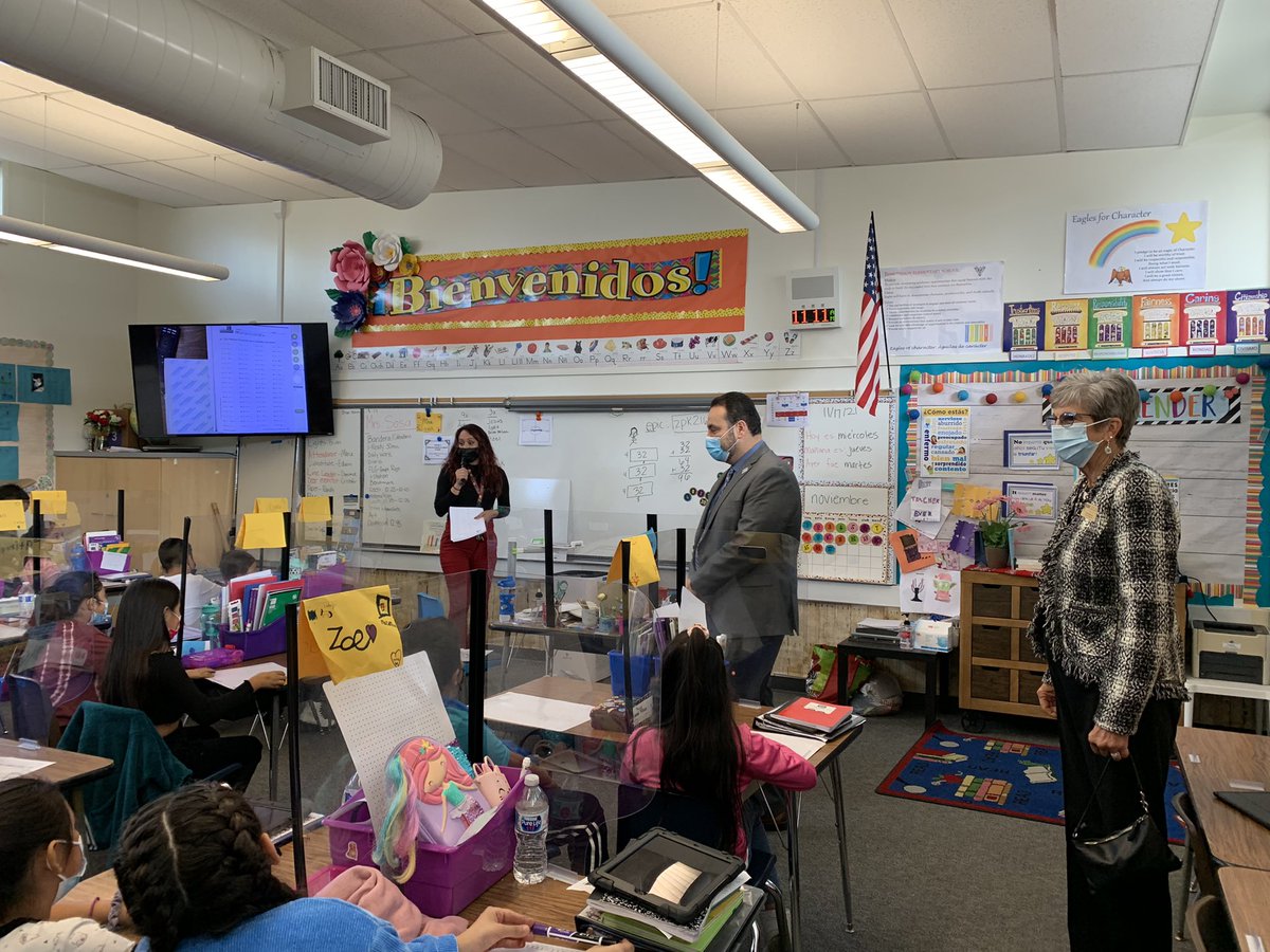 sharonstewPrin's tweet photo. Thank you, Board President Morrison and Superintendent Lopez, for visiting yesterday and engaging with our students and staff. It was a pleasure sharing all that we are working on and learning! #nlmusd #collegeandcareerready #DUAL #AVID #NLMTalks #PLC #CGI #SEL @nlmusd https://t.co/nC7TC548WM