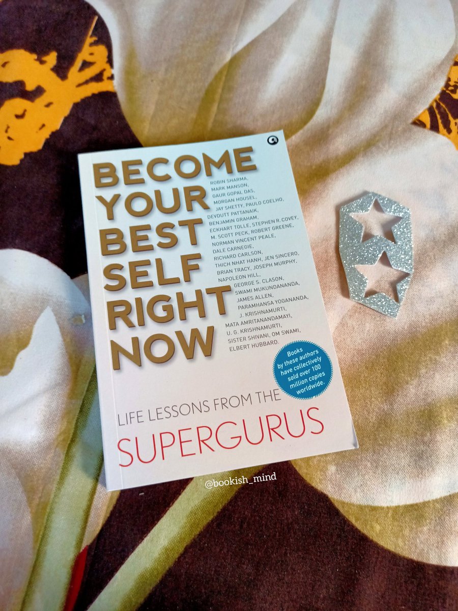 BECOME YOUR BEST SELF RIGHT NOW Published by <a href="/AlephBookCo/">Aleph Book Company</a> 

If you do journaling, then you will definitely love this book as it is a treasure of beautiful quotes which you can add to your journal.

Read my detailed review 👇
instagram.com/p/CWcaMEaI4a8/