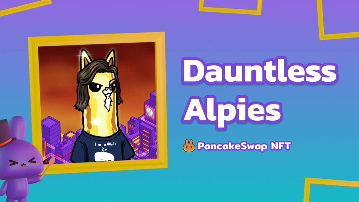 🎉The Dauntless Alpies #NFT collection by <a href="/AlpacaFinance/">ALPACA FINANCE</a> is now live for trading on PancakeSwap NFT Market!

🦙🖼️👉 pancakeswap.finance/nfts/collectio…