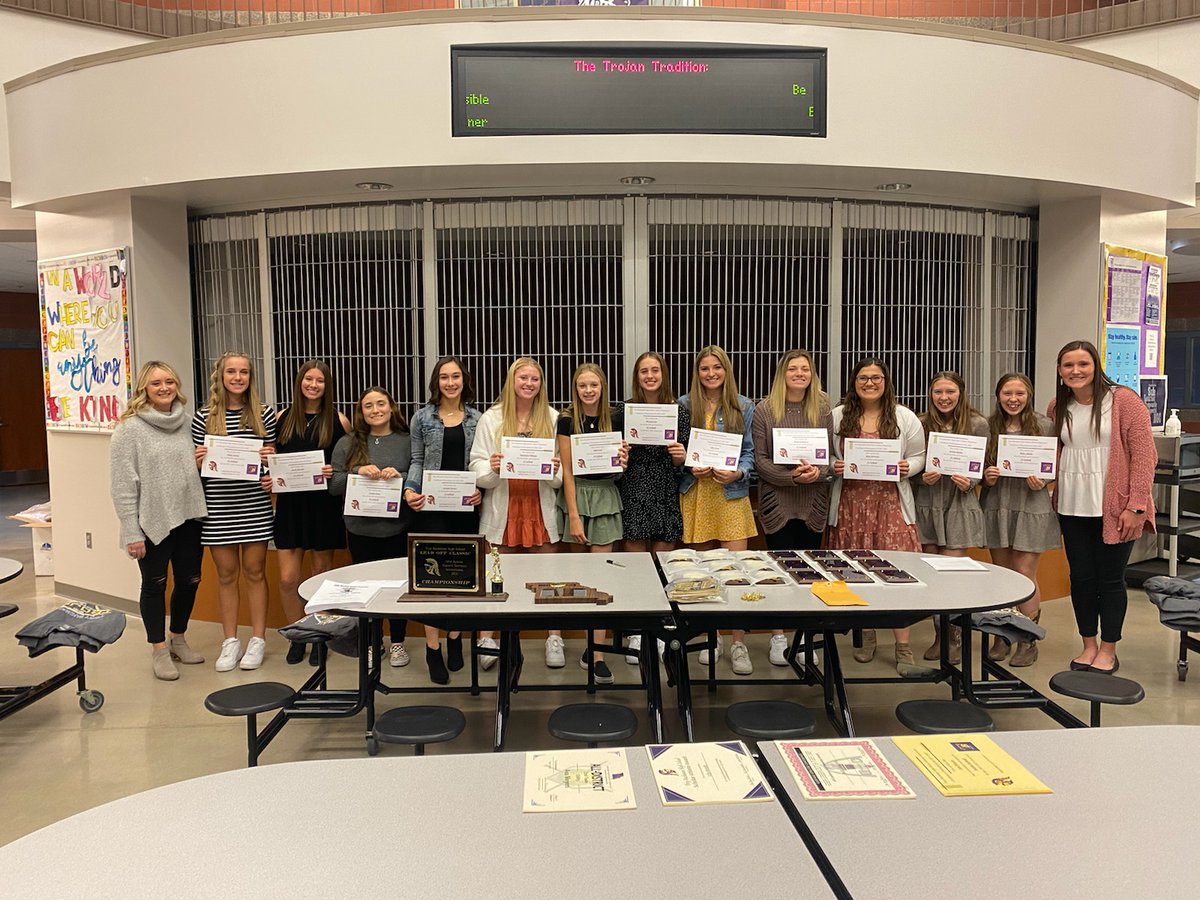 What another great year for our Trojan softball program!  Thanks you girls for all your hard work.#whoiswilling