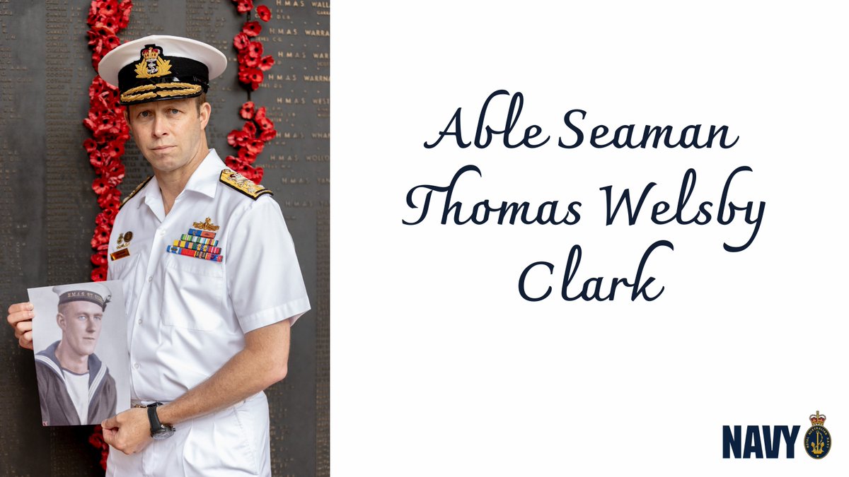 A significant <a href="/Australian_Navy/">Royal Australian Navy</a> day as we learn the name of a previously unknown Australian sailor from HMAS Sydney (II), AB Thomas Welsby Clark. I want to commend the combined effort and outstanding work of all individuals and organisations who have solved this WWII case.