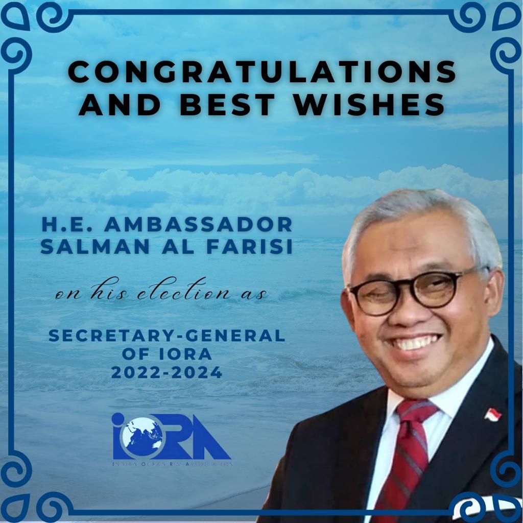 ali_yoseph's tweet photo. Congrats to H.E. Ambassador Pak @salmanaf2013 yg terpilih sbg Sekjend Indian Ocean Rim Association. Mantap Excellency! @KBRI_Pretoria @Kemlu_RI https://t.co/Iue3gYYoPi