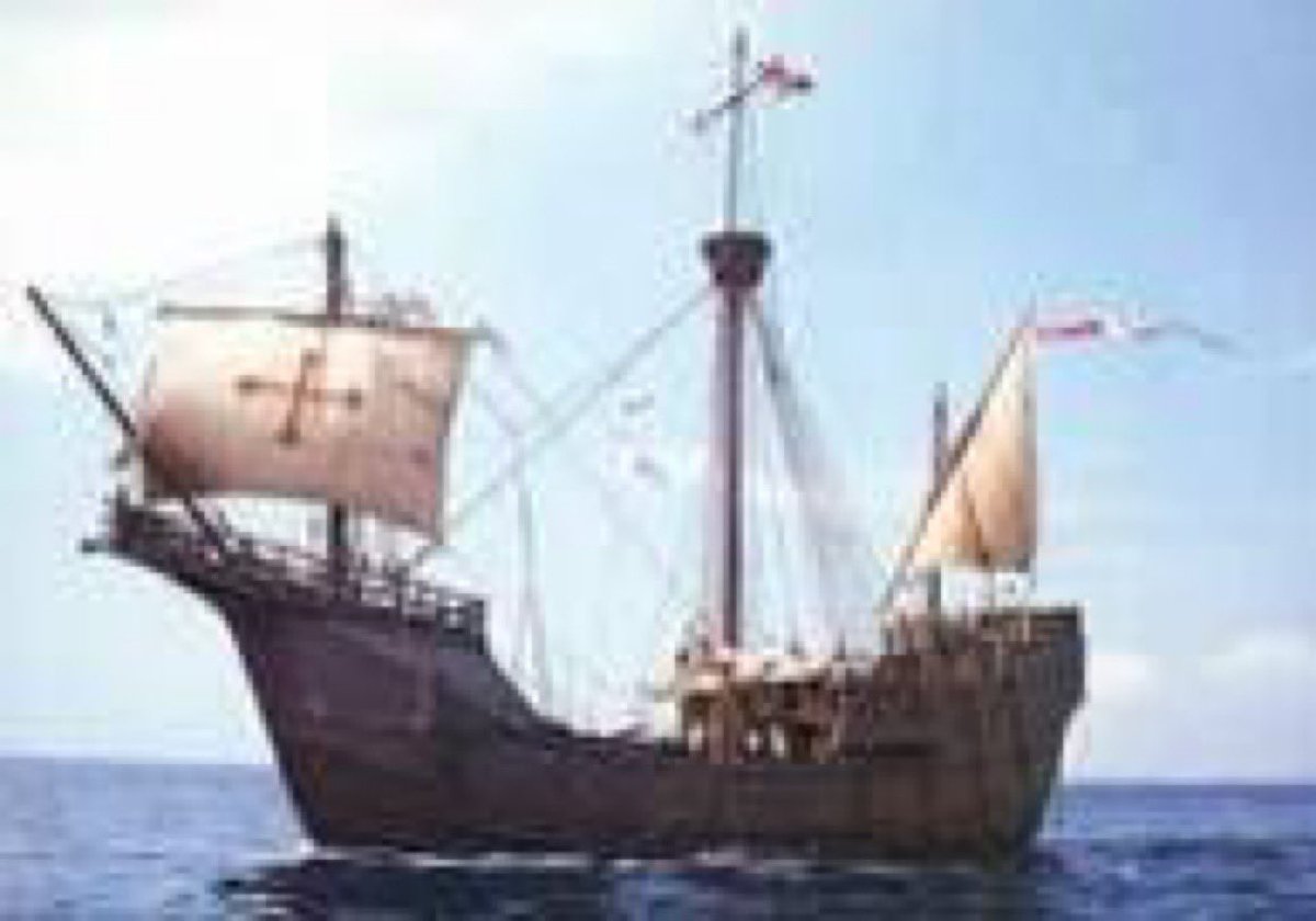 The largest of my 3 ships. My Santa Maria ⛵️