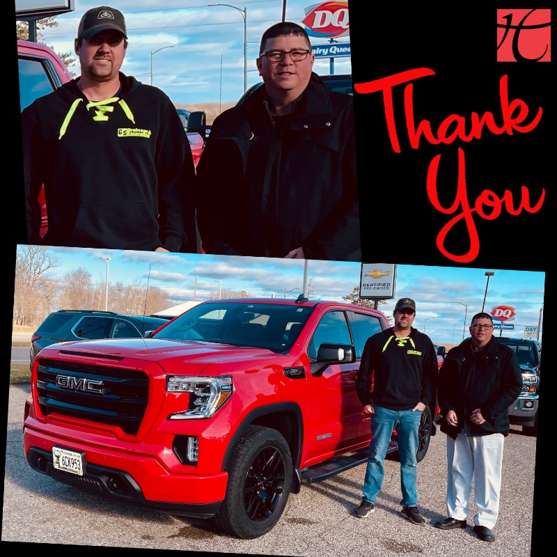 Thanks to Jake Mastin of Blue Earth for your trust in Troy Sunken and the staff at Hawkins Chevrolet. We appreciate your business.