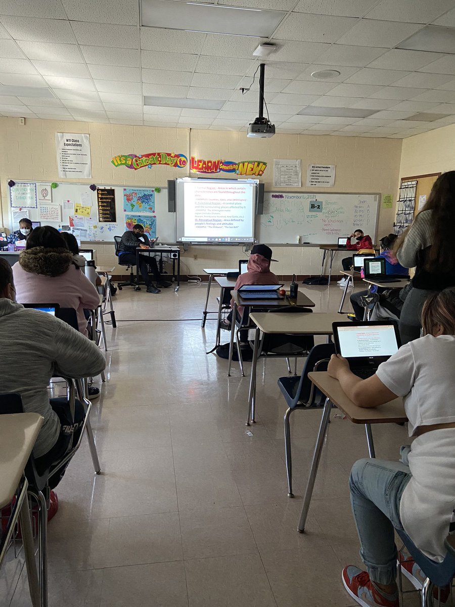 Had the pleasure of observing teacher candidates in action over the course of their placement at GR (two of three pictured here!). From the classroom to the hallways and beyond, grateful to our 6th grade crew &amp; will certainly miss their presence! <a href="/nickbaker80/">Nick Baker</a> <a href="/UDCEHD/">UD College of Education & Human Development</a> #grmsknights