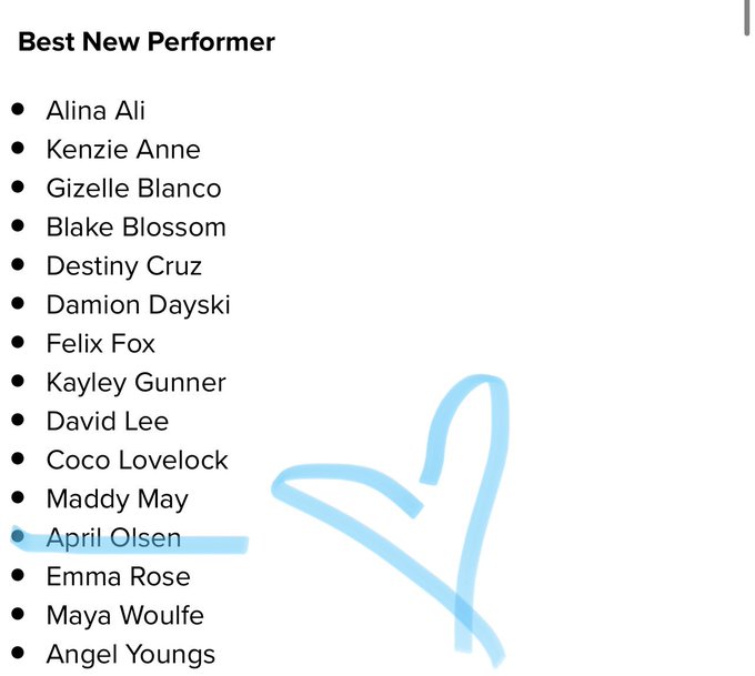 1 pic. Thank you so much @XBIZ for these nominations, it has been an incredible 1st year in porn. It’s