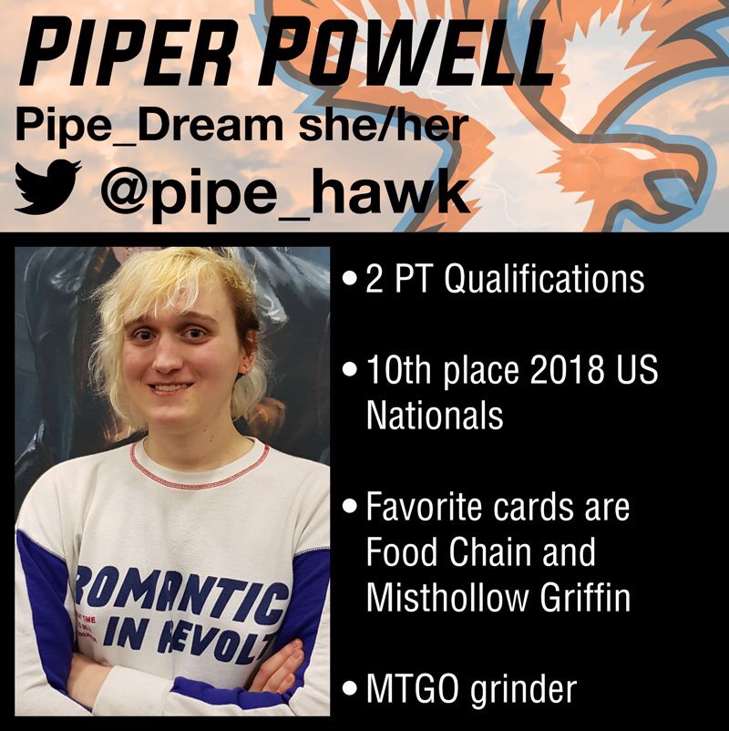 ArclightMTG's tweet photo. It is our honor and pleasure to announce the newest addition to Team Arclight: the amazing @pipe_hawk ⚡️⚡️⚡️ https://t.co/paZ9whom8T